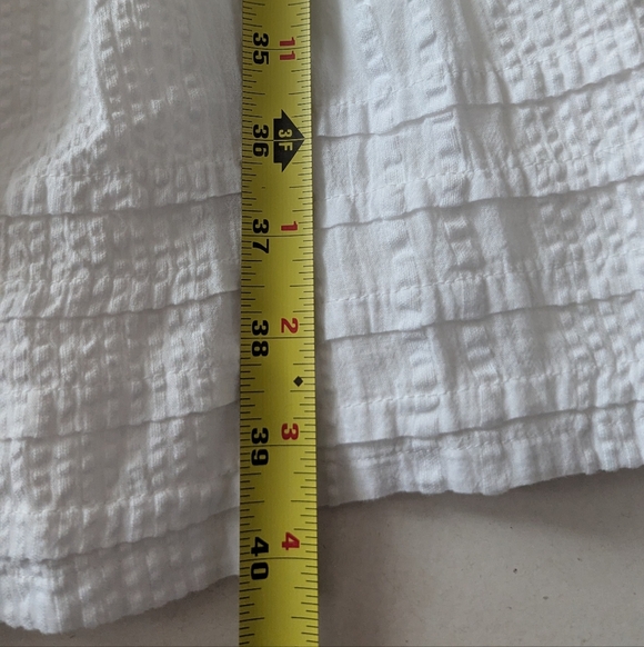 J Jill Dress Womens 2X Lagenlook Coastal Boho Tiered Ruffle Puff Sleeve Cottage - Picture 9 of 15